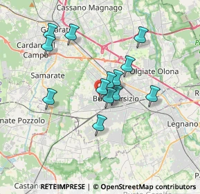 Mappa Via Pastrengo, 21052 Busto Arsizio VA, Italia (2.91231)