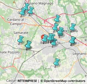 Mappa Via Pastrengo, 21052 Busto Arsizio VA, Italia (3.60056)