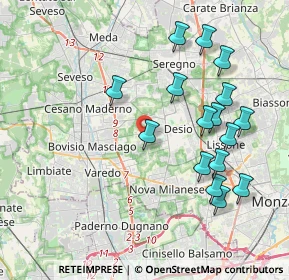 Mappa Via Carlo Cattaneo, 20832 Desio MB, Italia (4.10688)