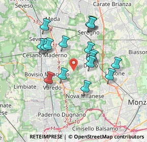 Mappa Via Carlo Cattaneo, 20832 Desio MB, Italia (3.22059)