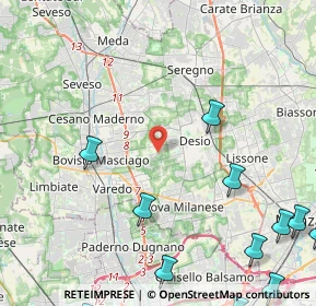 Mappa Via Carlo Cattaneo, 20832 Desio MB, Italia (6.7175)