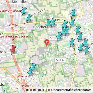 Mappa Via Carlo Cattaneo, 20832 Desio MB, Italia (1.3135)