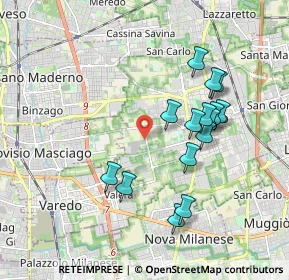 Mappa Via Carlo Cattaneo, 20832 Desio MB, Italia (1.764)
