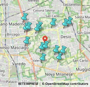Mappa Via Carlo Cattaneo, 20832 Desio MB, Italia (1.64133)