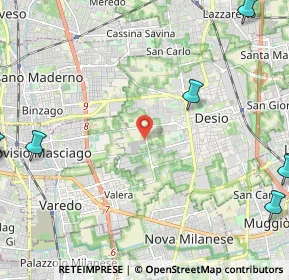 Mappa Via Carlo Cattaneo, 20832 Desio MB, Italia (3.85077)