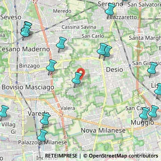 Mappa Via Carlo Cattaneo, 20832 Desio MB, Italia (3.22412)
