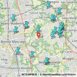 Mappa Via Carlo Cattaneo, 20832 Desio MB, Italia (2.444)