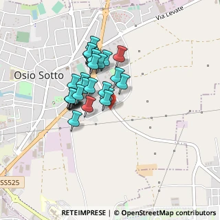 Mappa Via L. Einaudi, 24046 Osio Sotto BG, Italia (0.34483)