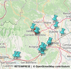 Mappa Via S. Sebastiano, 36073 Cornedo Vicentino VI, Italia (15.43714)