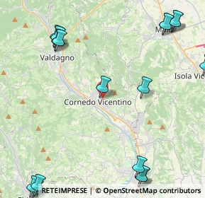 Mappa Via San Sebastiano, 36073 Cornedo Vicentino VI, Italia (6.34294)