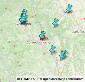 Mappa Via S. Sebastiano, 36073 Cornedo Vicentino VI, Italia (4.20357)