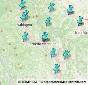 Mappa Via San Sebastiano, 36073 Cornedo Vicentino VI, Italia (4.64867)