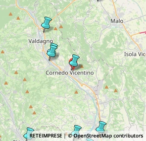 Mappa Via San Sebastiano, 36073 Cornedo Vicentino VI, Italia (6.27909)