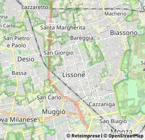 Mappa Via Valle, 20851 Lissone MB, Italia (2.699)