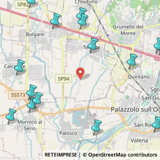 Mappa 24060 Palosco BG, Italia (3.422)