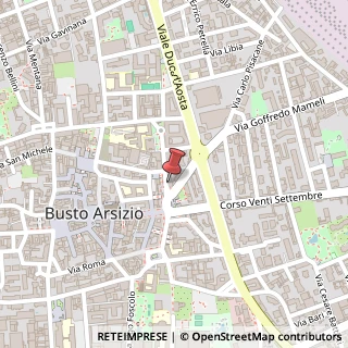 Mappa Via Galileo Galilei, 1, 21052 Busto Arsizio, Varese (Lombardia)