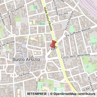 Mappa Via Galileo Galilei, 4, 21052 Busto Arsizio, Varese (Lombardia)