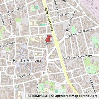 Mappa Via Fratelli d'Italia, 5, 21052 Busto Arsizio, Varese (Lombardia)