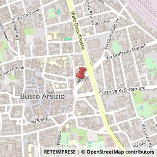 Mappa Via Galileo Galilei, 1, 21052 Busto Arsizio, Varese (Lombardia)