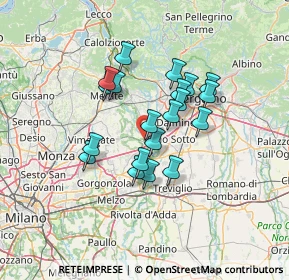 Mappa Via Rocca, 20056 Trezzo sull'Adda MI, Italia (10.48)