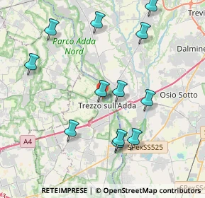 Mappa Via Rocca, 20056 Trezzo sull'Adda MI, Italia (4.21333)