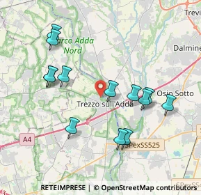 Mappa Via Rocca, 20056 Trezzo sull'Adda MI, Italia (3.84077)