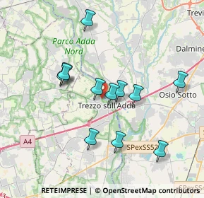 Mappa Via Rocca, 20056 Trezzo sull'Adda MI, Italia (3.35083)
