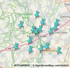 Mappa Via Rocca, 20056 Trezzo sull'Adda MI, Italia (3.45067)