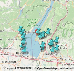 Mappa Via G. Mazzini, 37010 Torri del Benaco VR, Italia (13.0265)