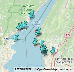 Mappa Via G. Mazzini, 37010 Torri del Benaco VR, Italia (6.57882)