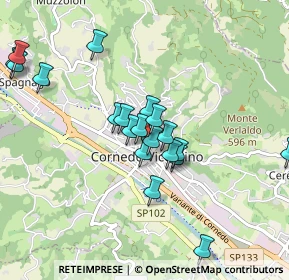 Mappa Via Alessandro Volta, 36073 Cornedo Vicentino VI, Italia (0.866)