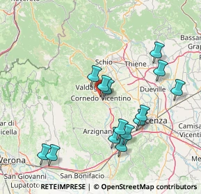 Mappa Via Alessandro Volta, 36073 Cornedo Vicentino VI, Italia (15.53357)