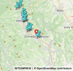 Mappa 36073 Cornedo vicentino VI, Italia (3.86909)