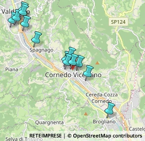 Mappa Via Alessandro Volta, 36073 Cornedo Vicentino VI, Italia (2.09231)