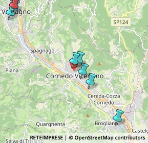 Mappa Via Alessandro Volta, 36073 Cornedo Vicentino VI, Italia (3.20833)