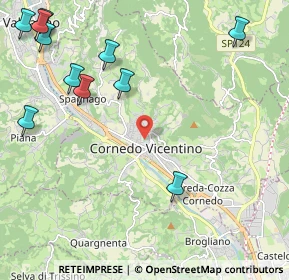 Mappa 36073 Cornedo vicentino VI, Italia (2.90182)