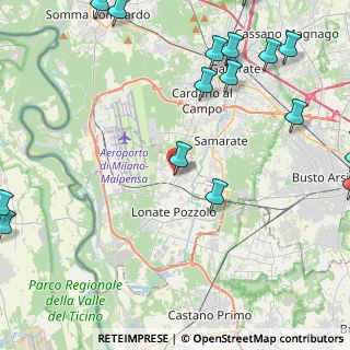 Mappa Vicolo Zara, 21010 Ferno VA, Italia (6.57235)