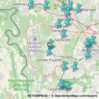 Mappa Vicolo Zara, 21010 Ferno VA, Italia (5.7075)