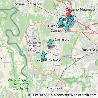 Mappa Vicolo Zara, 21010 Ferno VA, Italia (3.95)