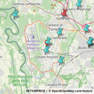Mappa Vicolo Zara, 21010 Ferno VA, Italia (5.55545)