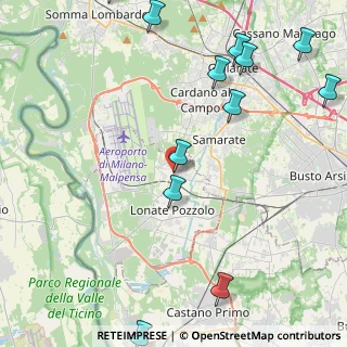 Mappa Vicolo Zara, 21010 Ferno VA, Italia (5.83583)