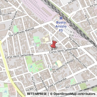 Mappa Corso XX Settembre, 41, 21052 Busto Arsizio, Varese (Lombardia)