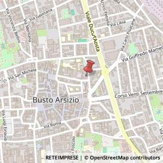 Mappa Via Antonio Pozzi, 15, 21052 Busto Arsizio, Varese (Lombardia)