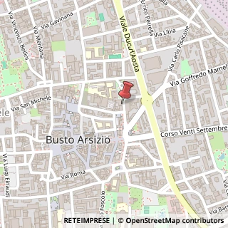 Mappa Via Fratelli D'Italia, 5, 21052 Busto Arsizio, Varese (Lombardia)