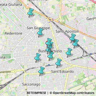 Mappa Via Solferino, 21052 Busto Arsizio VA, Italia (0.79833)