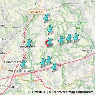 Mappa Via Suardo, 20882 Bellusco MB, Italia (3.54727)