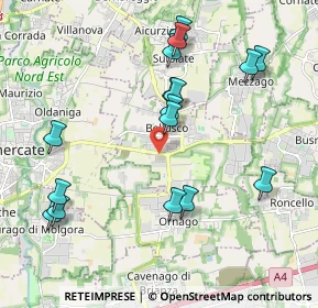 Mappa Via Suardo, 20882 Bellusco MB, Italia (2.11438)