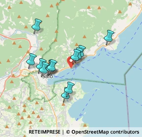 Mappa Via Spiaggia D'Oro, 25083 Gardone Riviera BS, Italia (2.97)