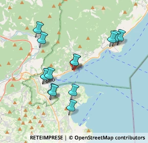 Mappa Via Spiaggia D'Oro, 25083 Gardone Riviera BS, Italia (3.58857)