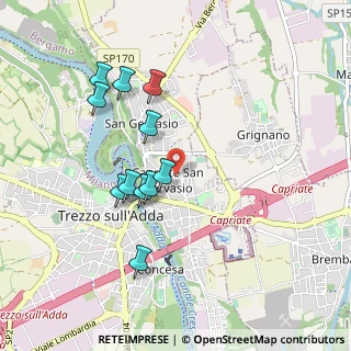 Mappa 24042 Capriate San Gervasio BG, Italia (0.87091)